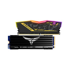 Team T-FORCE DELTA TUF Gaming RGB 8GB 3200MHz RAM & CARDEA II TUF Gaming M.2 NVMe 1TB SSD Bundle